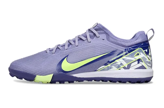 Nike Purple Green Low-Cut Engineered Mesh Upper Sneakers 7