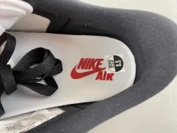 Nike Tênis Lifestyle Vermelho Preto Low-Top de Couro 7