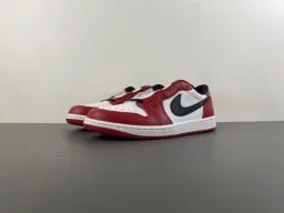 Nike Tênis Lifestyle Vermelho Preto Low-Top de Couro 10