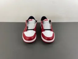 Nike Tênis Lifestyle Vermelho Preto Low-Top de Couro 11