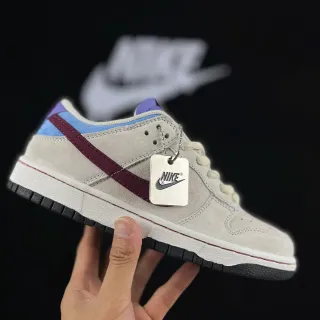 Nike SB Dunk Low 米色 酒红色 蓝色 紫色 滑板鞋