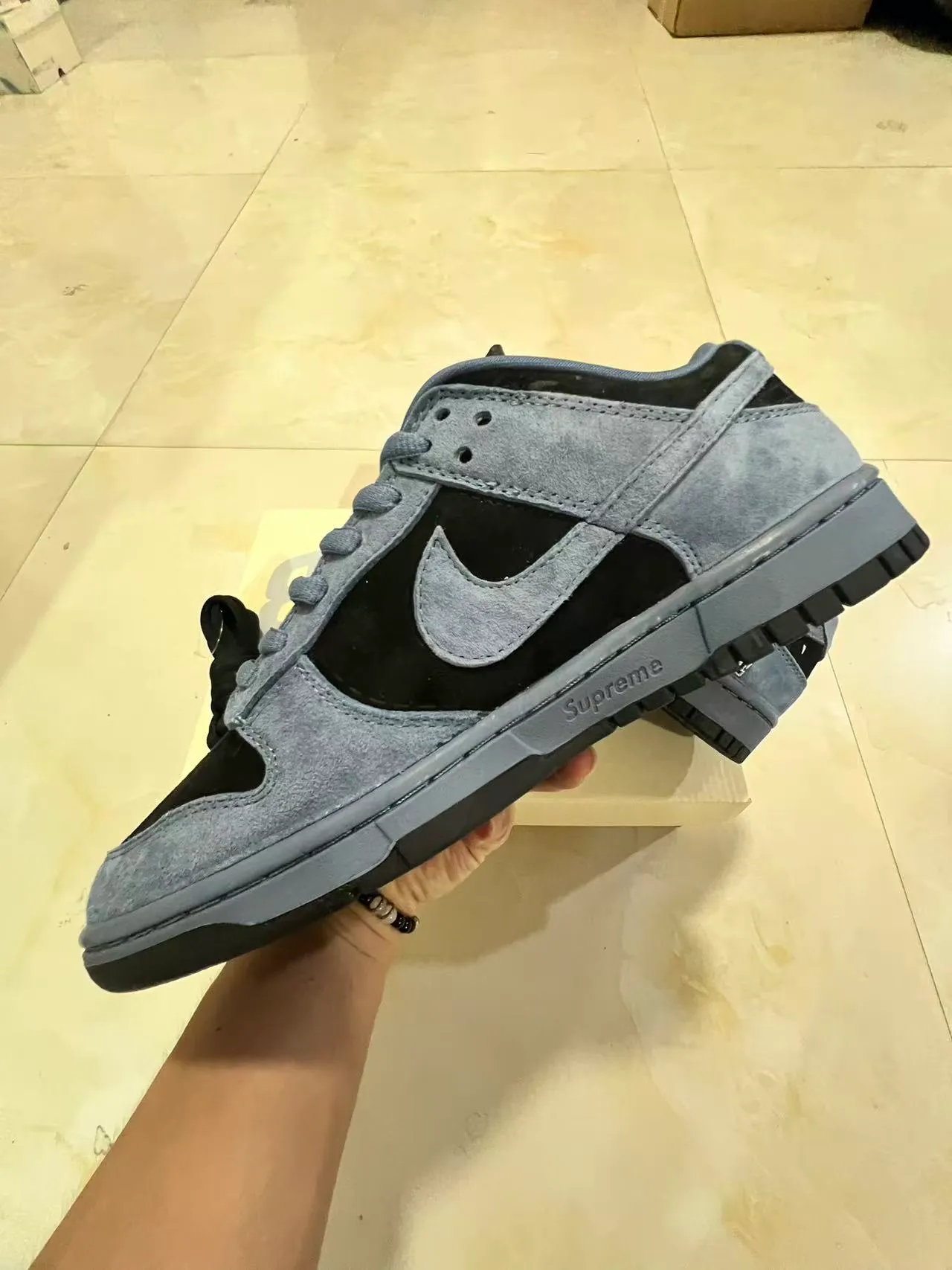 Nike SB Dunk Low Supreme '94' Slate Blue Chaussures de skateboard 5