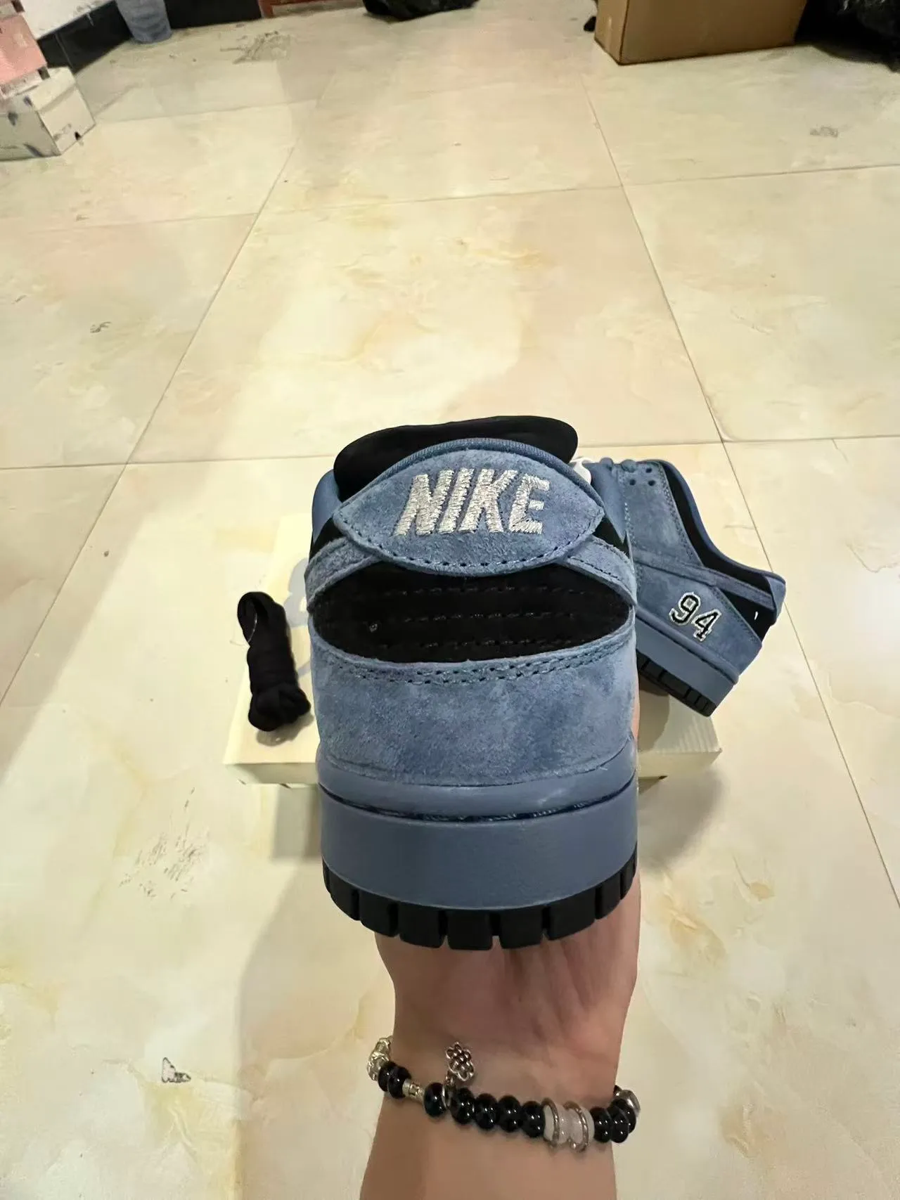 Nike SB Dunk Low Supreme '94' Slate Blue Chaussures de skateboard 8