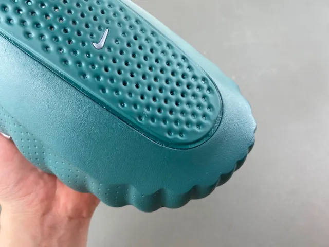 Nike Teal Green Molded Perforated Slipper 2