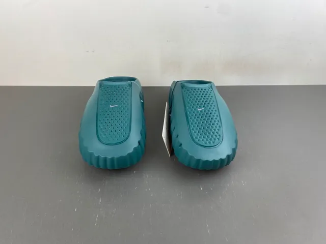 Nike Teal Green Molded Perforated Slipper 9