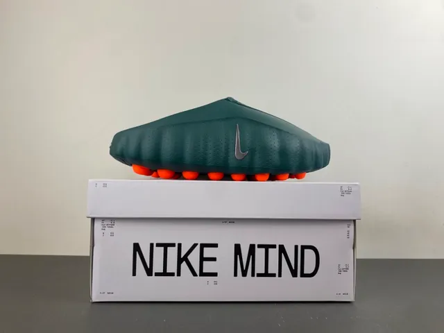 Nike Teal Green Molded Perforated Slipper 13