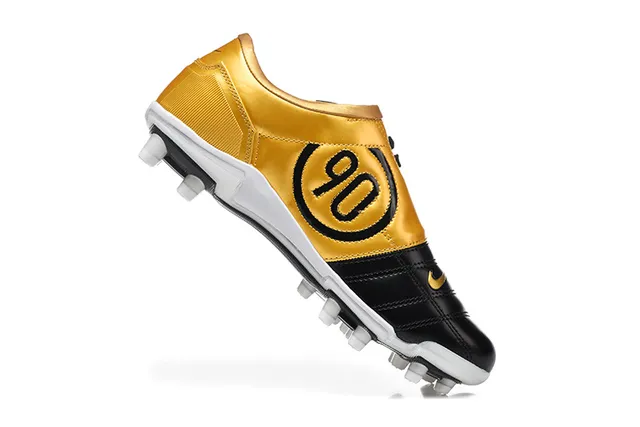 Nike Total 90 III Black Gold Firm-Ground Soccer Shoes 3