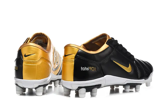 Nike Total 90 III Black Gold Firm-Ground Soccer Shoes 5