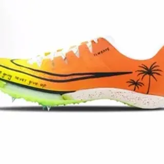 Nike Track Spike Orange Yellow Lime Green Running Shoes