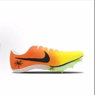 Nike Track Spike Orange Yellow Lime Green Running Shoes 4
