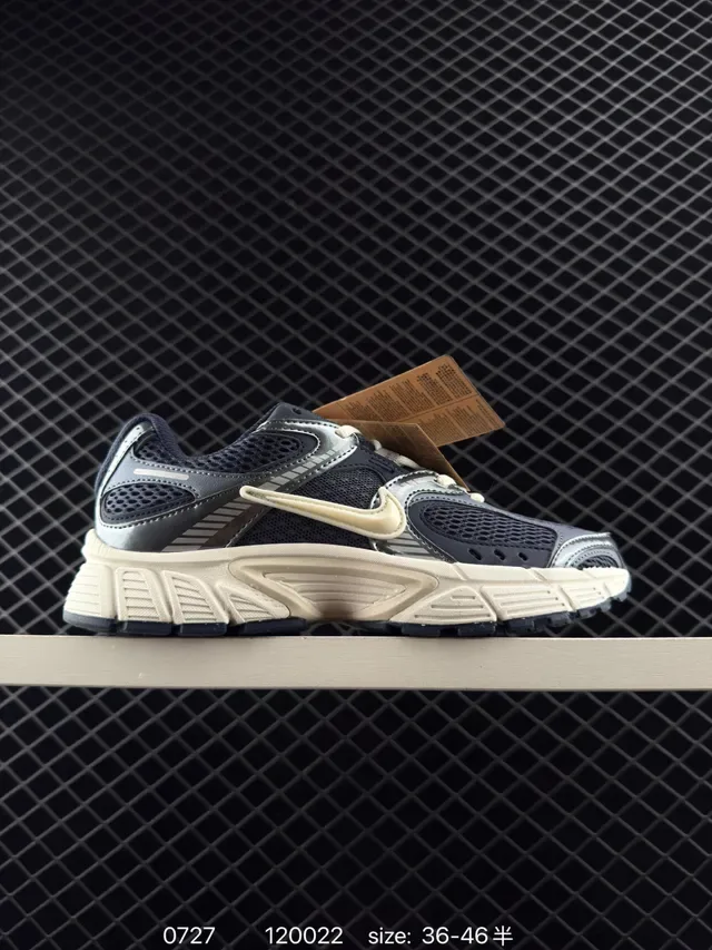 Nike V5 Runner Black Beige Retro Running Silhouette Mesh And Synthetic Overlay Construction Lifestyle Sneakers 6