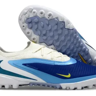 Nike Venom Skin Azul Blanco Turf Zapatos de fútbol