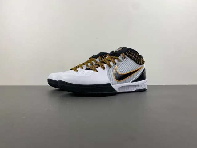 Nike White Black High-Top Ribbed Synthetic Overlay Basketball Shoes 11