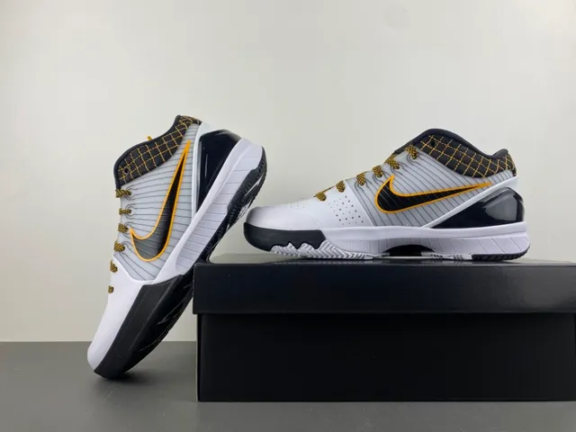 Nike White Black High-Top Ribbed Synthetic Overlay Basketball Shoes 15