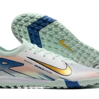 Nike sneakers brancos azuis low-top com upper sintético overlay de gradiente iridescente