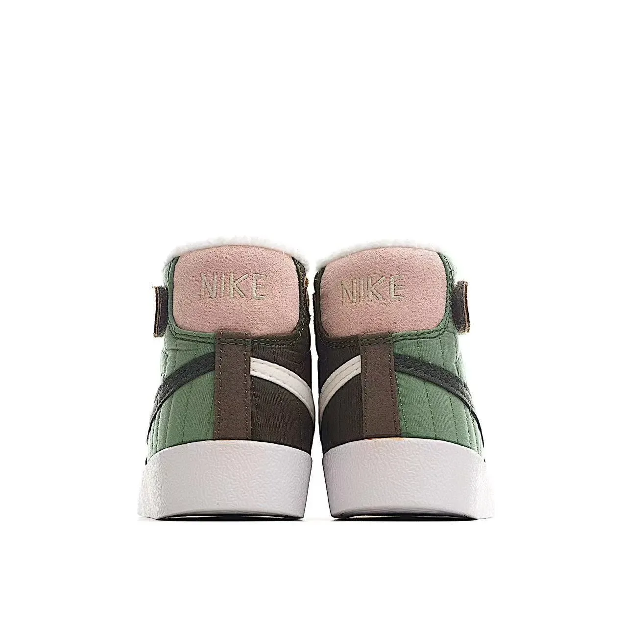 Nike White Multicolor High-Top Padded Collar Lifestyle Sneakers 16