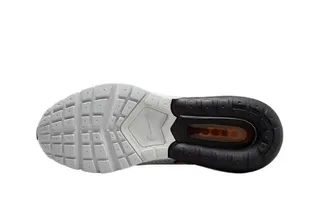 Nike White Orange Engineered Mesh Upper Visible Air Cushioning Lifestyle Sneakers 5