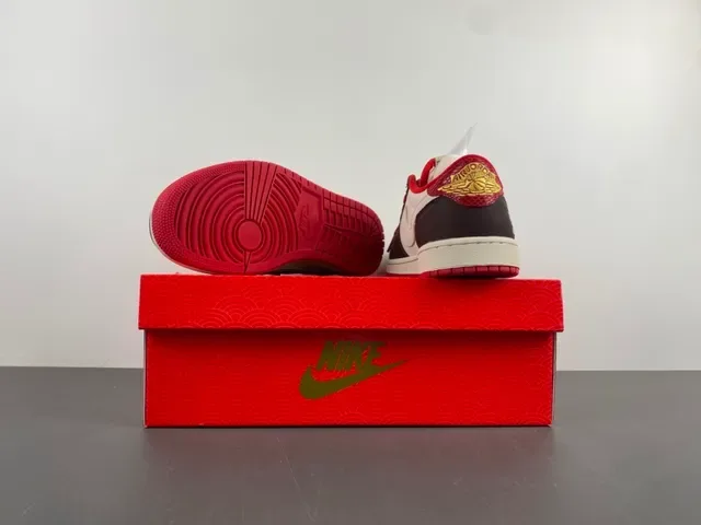 Nike x Travis Scott Air Jordan 1 Low OG Cactus Jack Lifestyle Sneakers 16