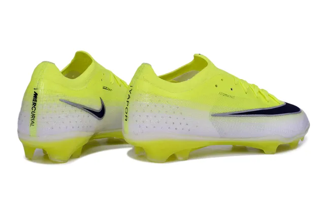 Nike हलুদ কালো নিট উপর গ্রেডিয়েন্ট ফার্ম-গ্রাউন্ড সকার শু 5