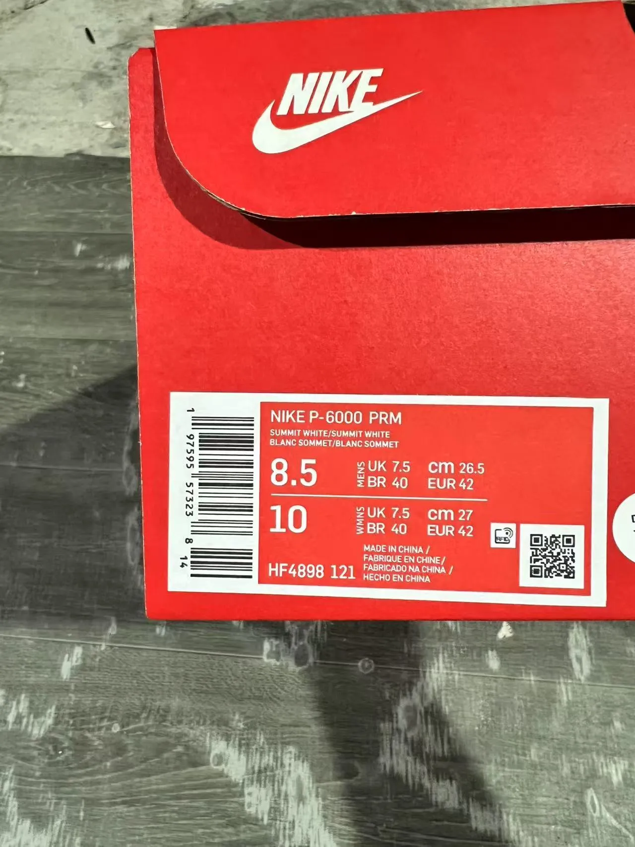 Nike Zoom 2K White Black Gum Lifestyle Sneakers 10