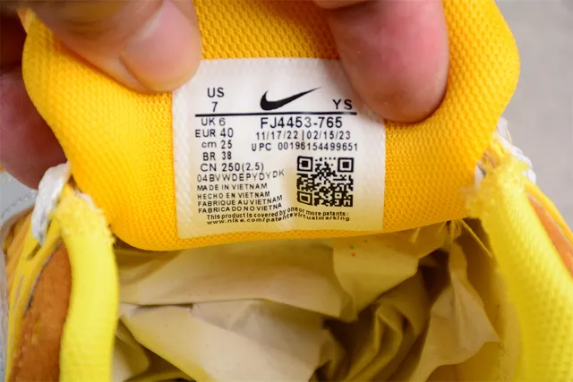 Nike Zoom 2K Jaune Orange Cage Synthétique Multicouche Maille Ouverte Supérieure Chaussures de course 3