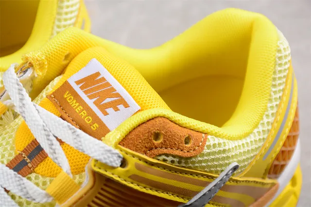 Nike Zoom 2K Jaune Orange Cage Synthétique Multicouche Maille Ouverte Supérieure Chaussures de course 6