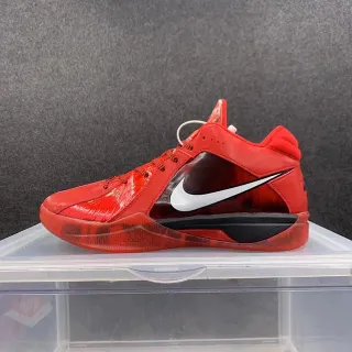 Nike Zoom Kobe IV लाल पारदर्शी बास्केटबॉल जूते