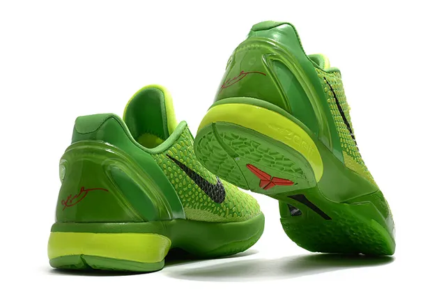 Nike Zoom Kobe VI Neon Lime Green Basketball Shoes 2