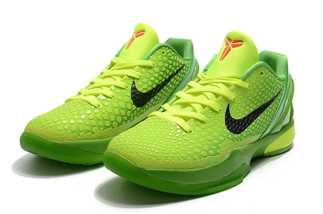 Nike Zoom Kobe VI Neon Lime Green Basketball Shoes 3