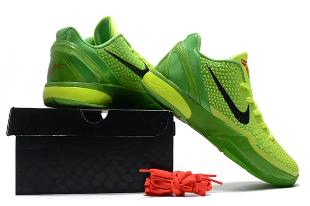 Nike Zoom Kobe VI Neon Lime Green Basketball Shoes 6