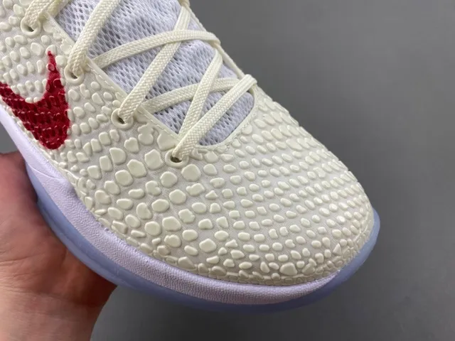 Nike Zoom Kobe VI White Red Yellow Basketball Shoes 2