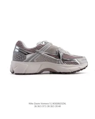 Nike Zoom Vomero 5 Silver Mesh Running Shoes 5