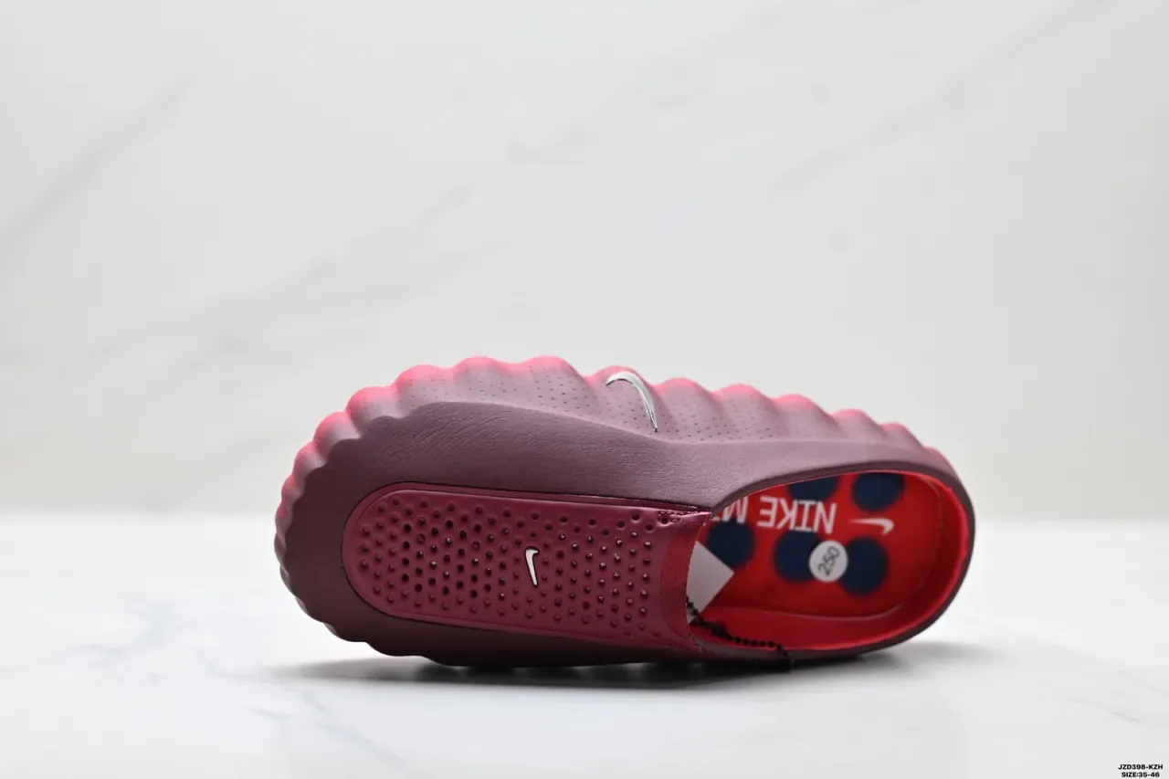 Nike ZoomX Foam Rubber Slide Gradient Red Maroon Lifestyle Sneakers 3