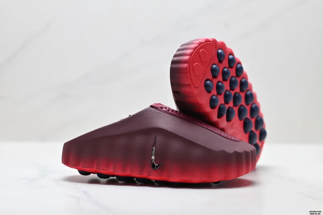 Nike ZoomX Foam Rubber Slide Gradient Red Maroon Lifestyle Sneakers 5