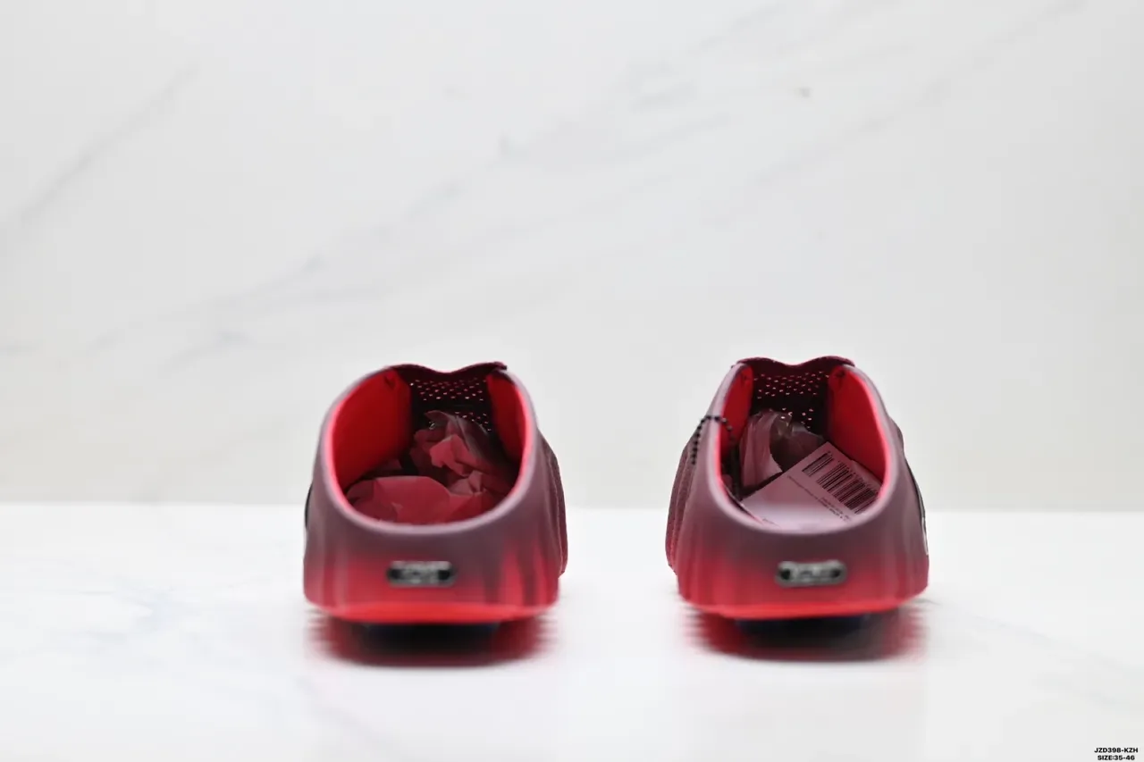 Nike ZoomX Foam Rubber Slide Gradient Red Maroon Lifestyle Sneakers 6