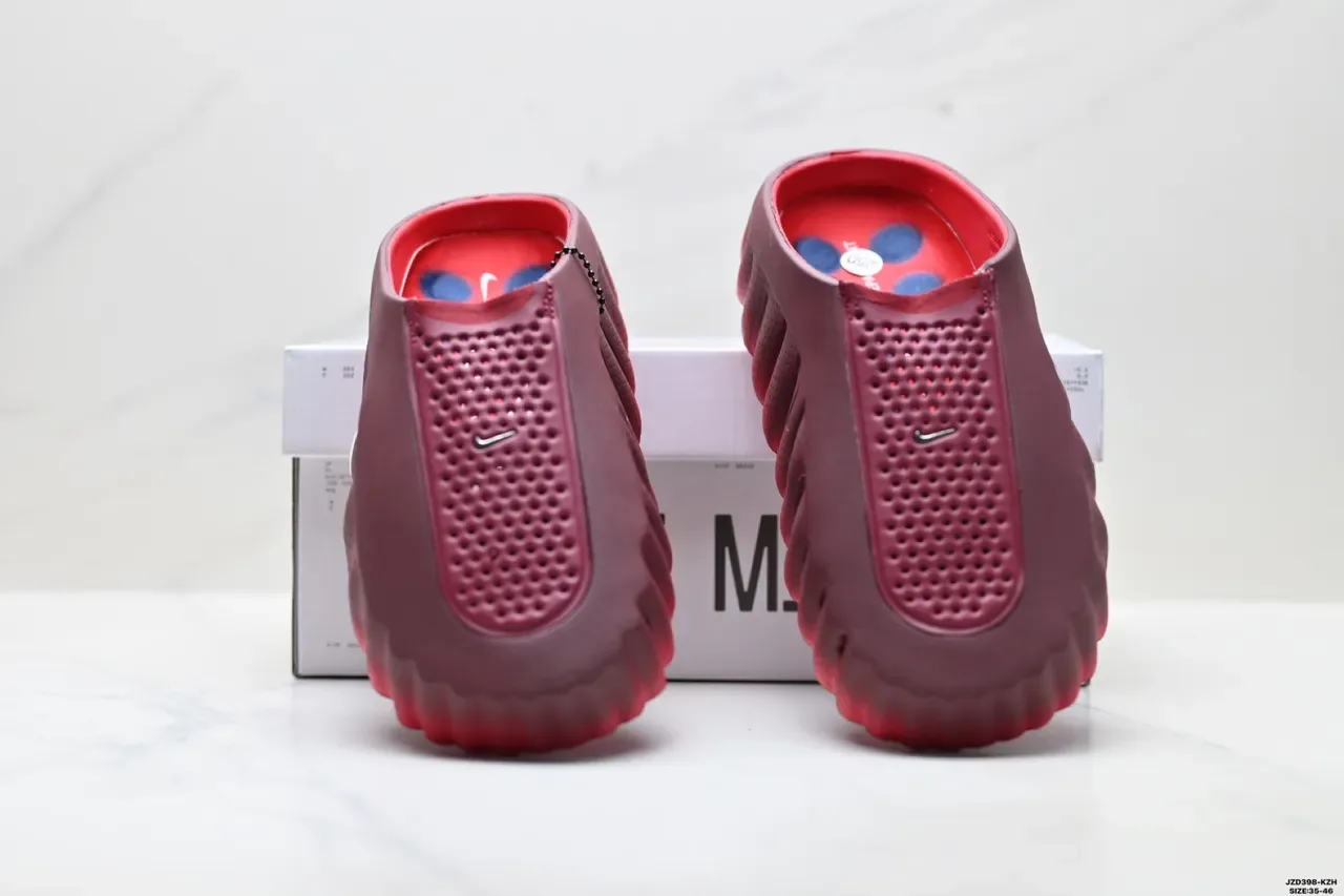 Nike ZoomX Foam Rubber Slide Gradient Red Maroon Lifestyle Sneakers 7