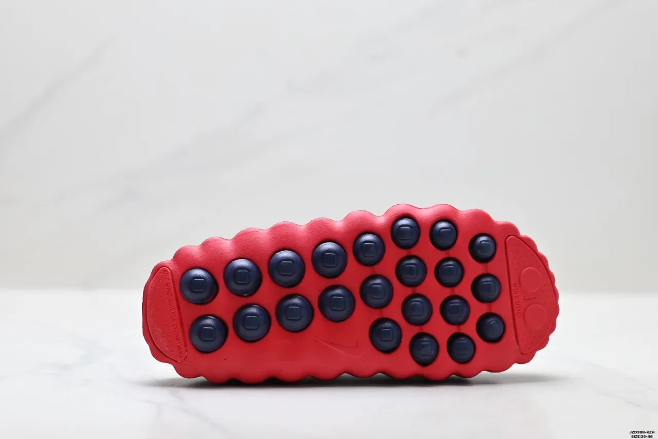 Nike ZoomX Foam Rubber Slide Gradient Red Maroon Lifestyle Sneakers 9