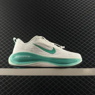 Nike ZoomX zapatillas de running blancas y turquesa