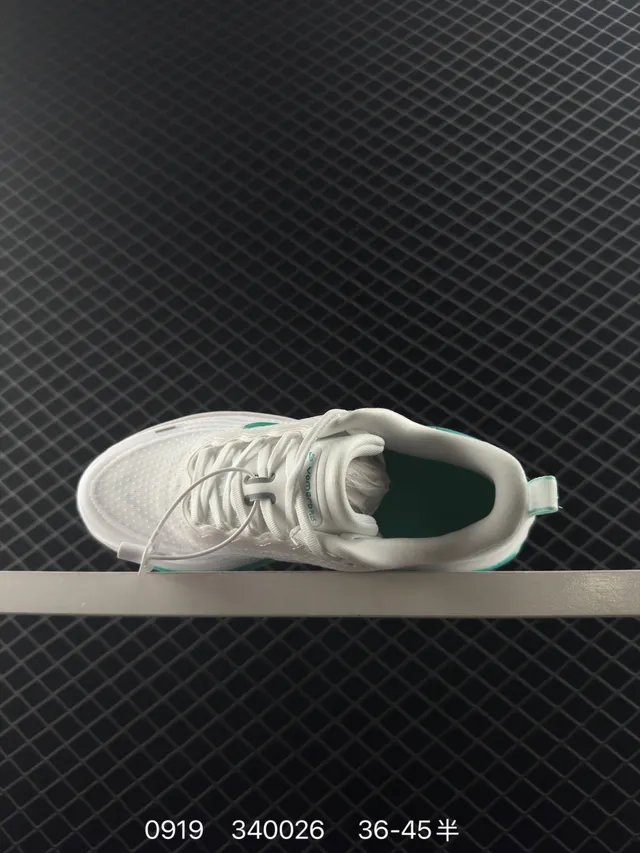 Nike ZoomX White and Teal Running Shoes 4
