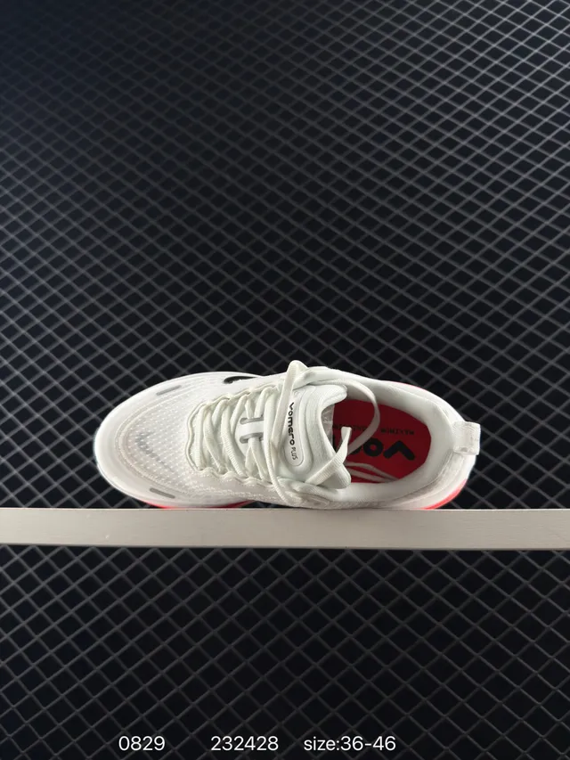 Nike ZoomX White Red Engineered Knit Running Shoes 5