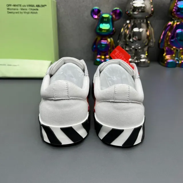 Off-White Industrial Sneaker Branco Preto Vermelho Tênis Lifestyle 3