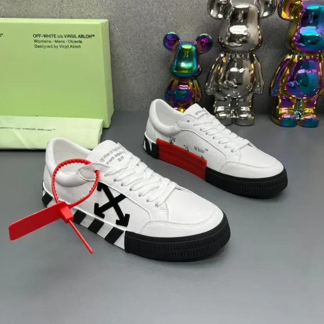 Off-White Industrial Sneaker Branco Preto Vermelho Tênis Lifestyle 8