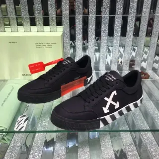 Off-White The Ten Black Industrial Design Diagonal Arrow Logo Lifestyle Sneakers