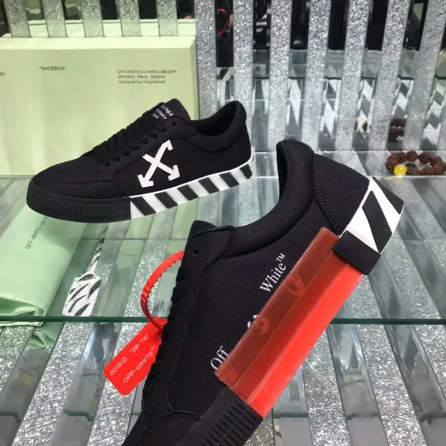 Off-White The Ten Negro Diseño Industrial Logo Flecha Diagonal Sneakers Lifestyle 6