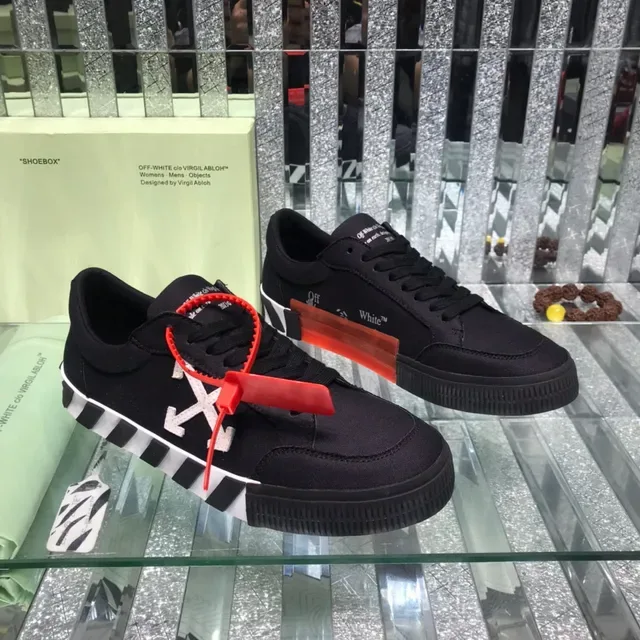 Off-White The Ten Negro Diseño Industrial Logo Flecha Diagonal Sneakers Lifestyle 8