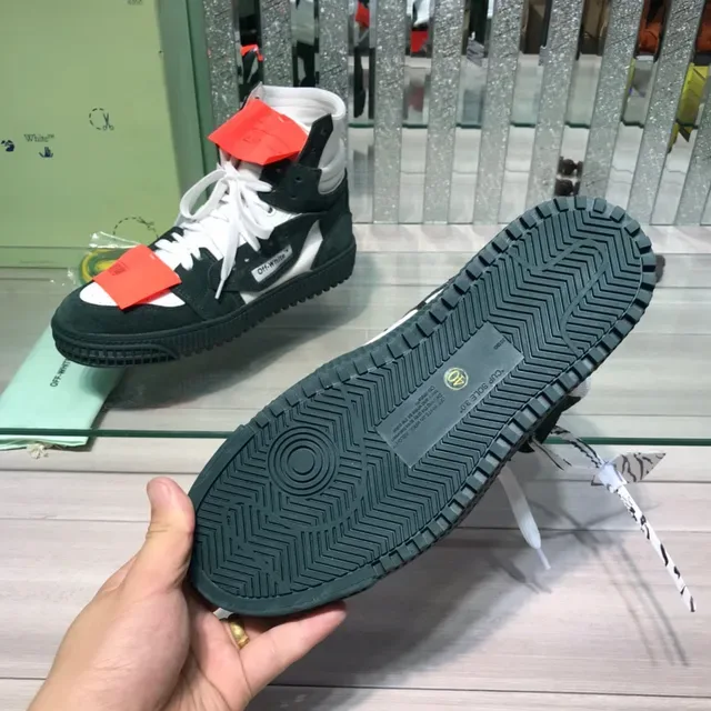 Off-White The Ten Baskets Lifestyle en Suédé Industriel Haut 2
