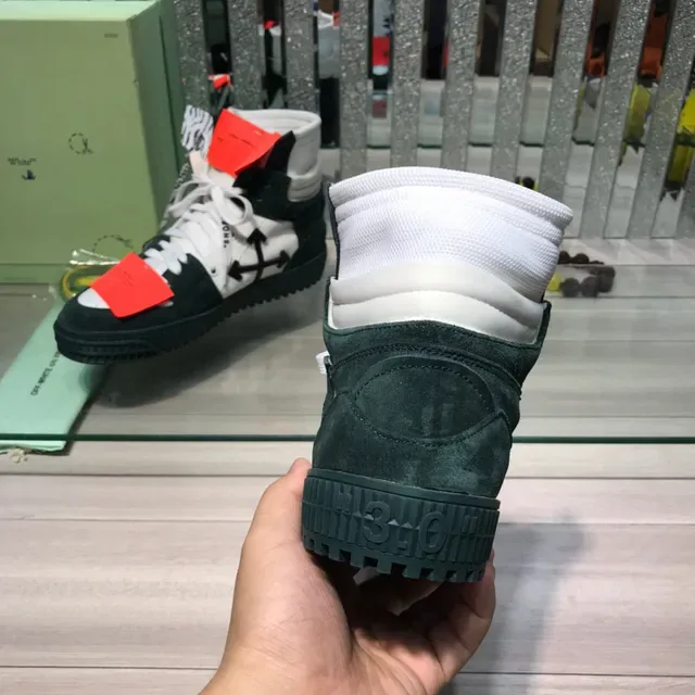 Off-White The Ten Baskets Lifestyle en Suédé Industriel Haut 3