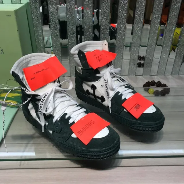 Off-White The Ten Baskets Lifestyle en Suédé Industriel Haut 7
