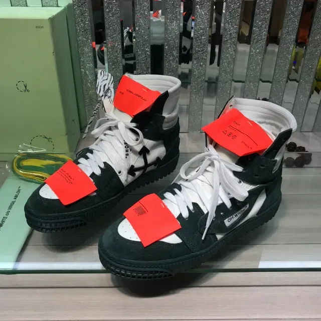 Off-White The Ten Baskets Lifestyle en Suédé Industriel Haut 8