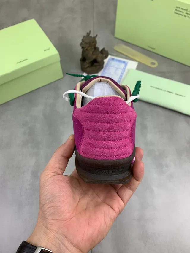 Off-White The Ten Magenta daim industriel Zip-Tie style de vie chaussures 4